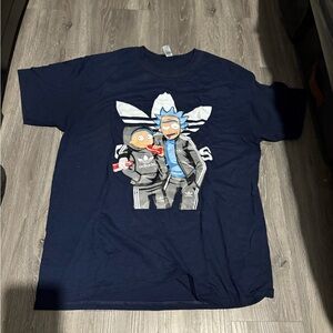 Adidas Navy Graphic Tee